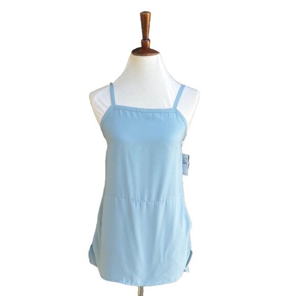 Valette Women's Blue Tourmaline Strappy Tunic Top Size XS - Picture 12 of 12